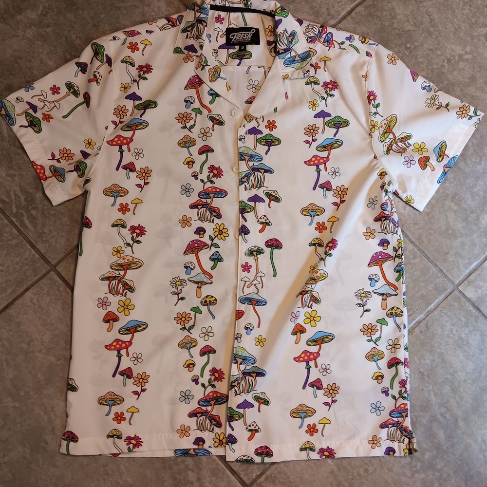 Fresh White Casual Button Down Shirt
